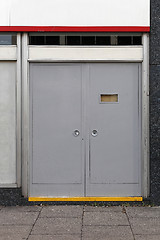 Image showing Grey Doors