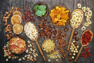 Image showing Dried Fruit and Nut Collection 