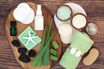 Image showing Aloe Vera Skincare