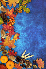 Image showing Autumn Background Border Composition