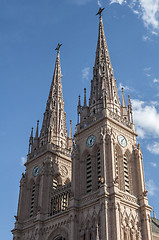 Image showing Lujan Basilica in Lujan, Buenos Aires, Argentina.