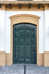 Image showing Spanish colonial door.