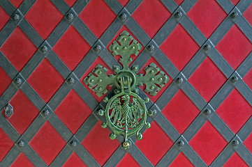 Image showing Castle door knocker.