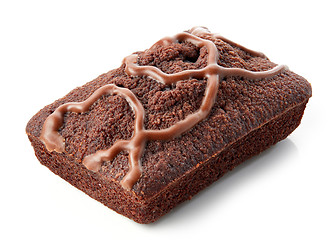 Image showing brownie cake on white background