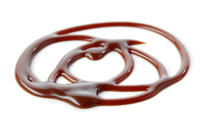 Image showing melted chocolate sauce