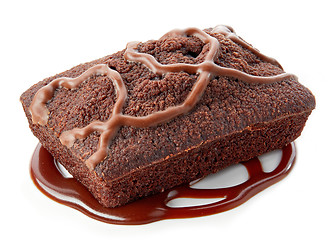 Image showing brownie cake on white background