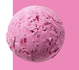 Image showing pink ice cream scoop