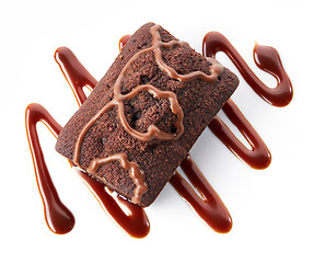 Image showing chocolate brownie cake