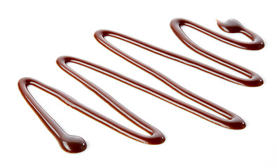 Image showing melted chocolate sauce