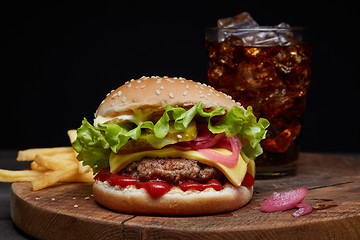 Image showing fresh tasty burger