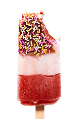 Image showing Ice cream on stick