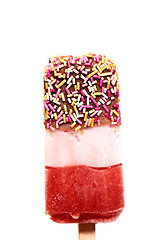 Image showing Ice cream on stick