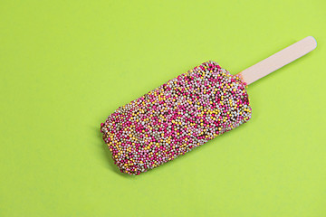 Image showing Ice cream on stick