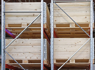 Image showing Wooden Crates