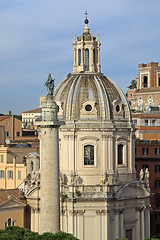 Image showing Column and Church Rome