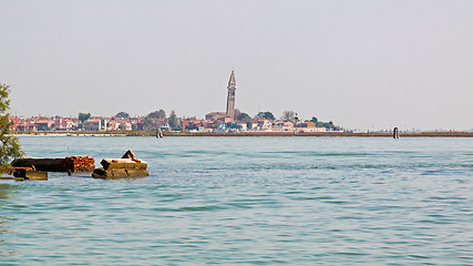 Image showing Leaning Tower Burano