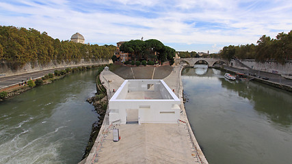 Image showing Tiber Island Rome