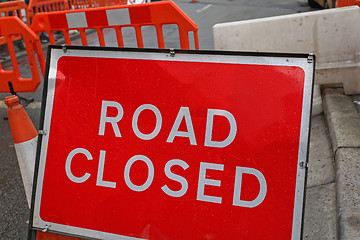 Image showing Road Closed