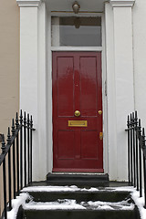 Image showing Brown Door