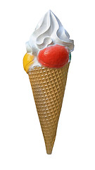 Image showing Ice Cream Isolated