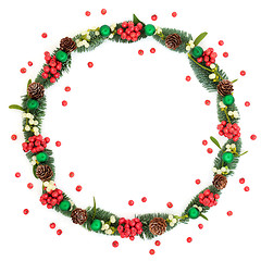 Image showing Christmas Wreath Decoration