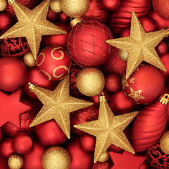 Image showing Christmas Tree Baubles 