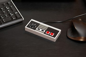 Image showing Old gaming console controller