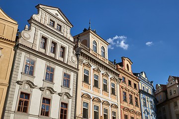 Image showing Townhouses in Prague