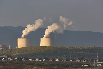 Image showing Power Plant Cooling Towers