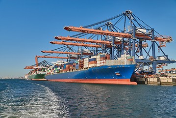 Image showing Huge Container Ship