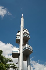 Image showing Tv tower from below, Prague