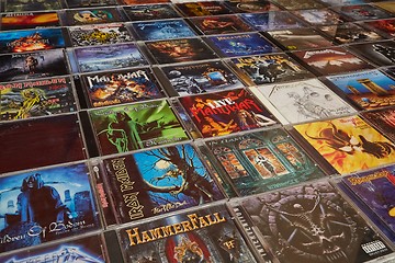 Image showing Metal CD albums