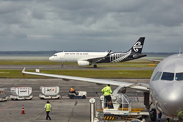 Image showing Air New Zealand planes