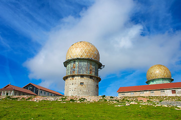 Image showing Famous Old radar station. Portugal