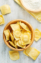 Image showing raw ravioli