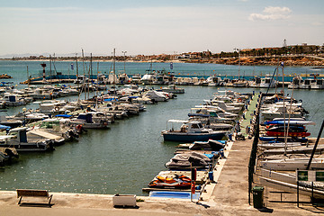 Image showing Pilar marina view