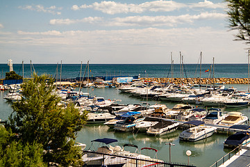 Image showing Pilar marina view