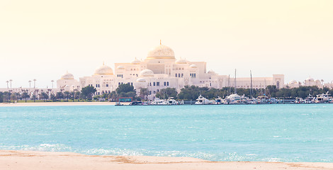 Image showing New Presidential Palace, Abu Dhabi, United Arab Emirates.