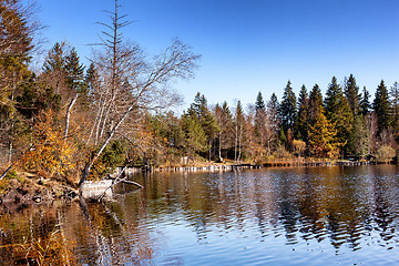 Image showing The Kirchsee at the monastery Reutberg