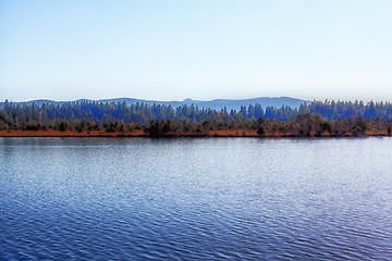 Image showing The Kirchsee at the monastery Reutberg