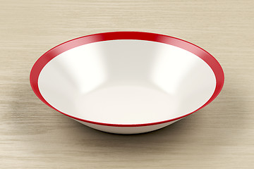 Image showing Empty soup bowl