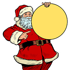 Image showing Santa Claus character, Christmas and New year