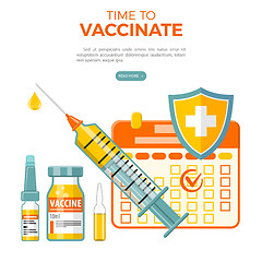 Image showing Vaccination Concept Banner