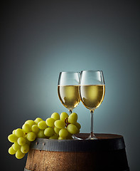 Image showing two glasses of wine
