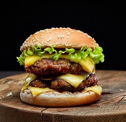 Image showing fresh tasty burger