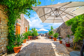 Image showing Courtyard in Budva