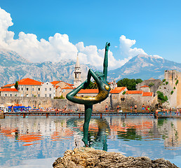 Image showing Budva and ballerina