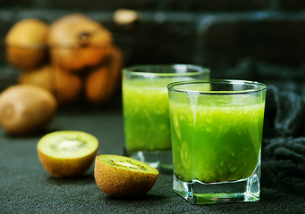 Image showing kiwi smoothie