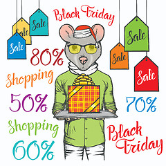 Image showing Black Friday Sale Vector Concept