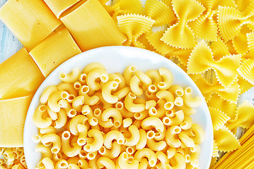 Image showing raw pasta